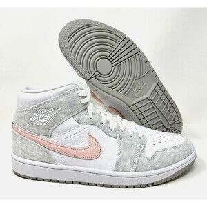 Air Jordan 1 SE Mid Light Iron Ore Womens Size 12 / 10.5 Mens